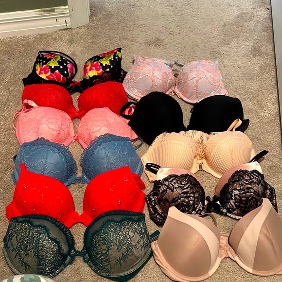 Victoria Secret Bras 34C, gently used some brand new with...